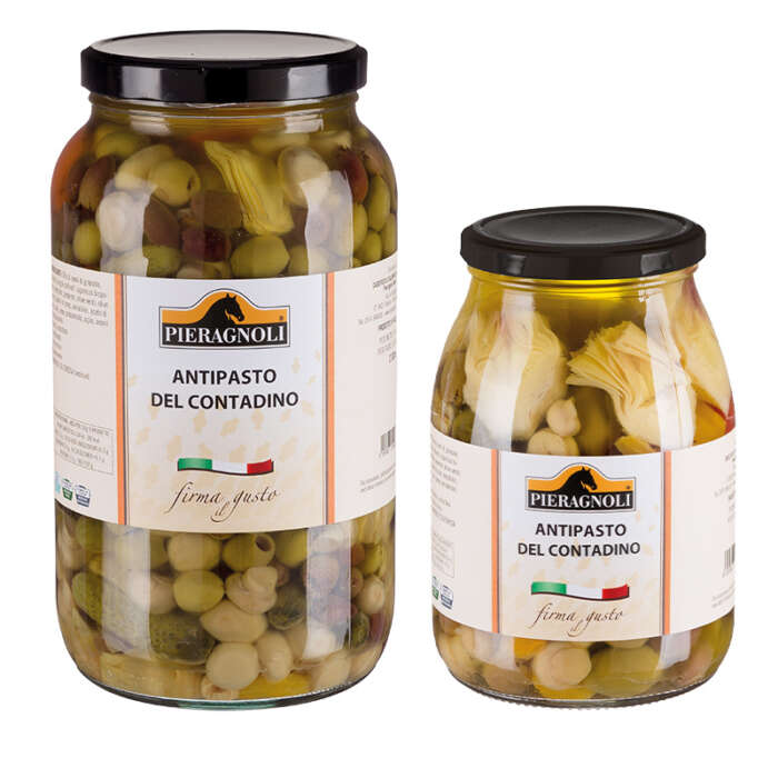 Antipasto del contadino sottolio Pieragnoli