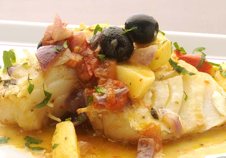 Baccalà al forno Baccalà al forno