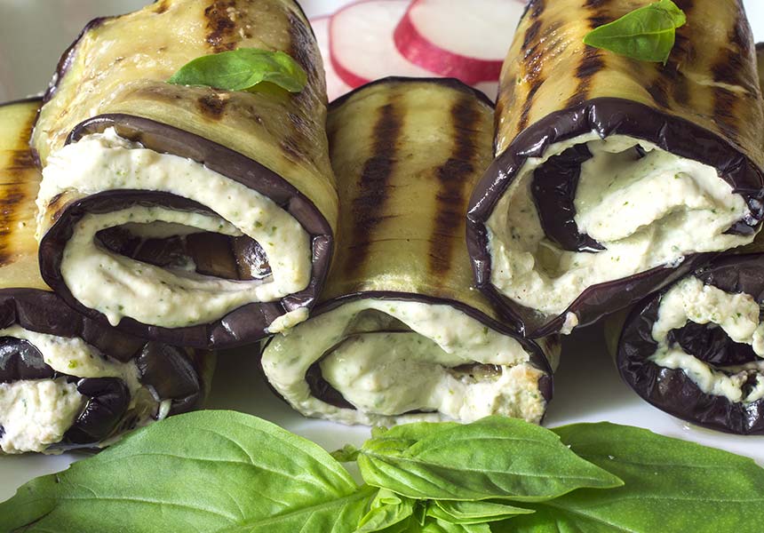 Involtini melanzane e ricotta