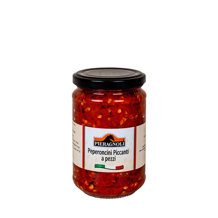 Peperoncini piccanti a pezzi