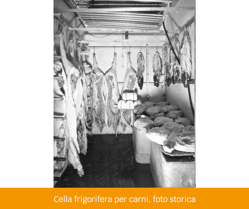 Pieragnoli - Cella frigorifera per carni, foto storica