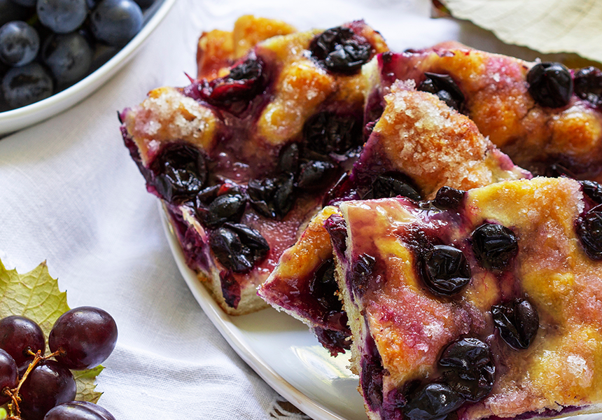 Schiacciata con l'uva