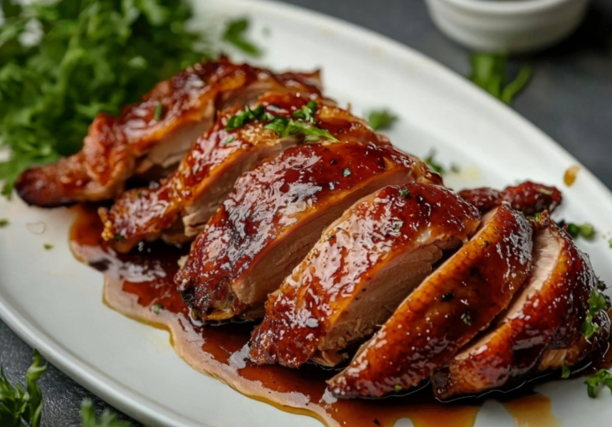 Petto d'anatra al miele e lime